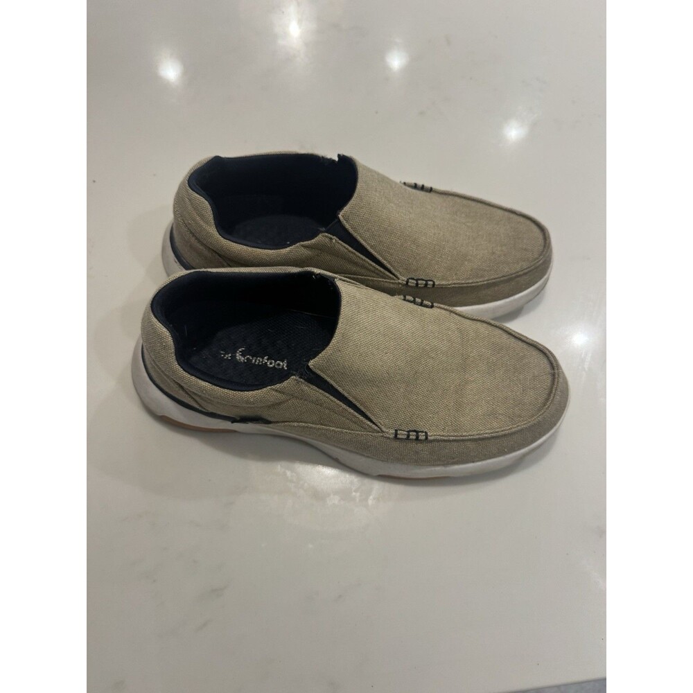Men's OrthoComfoot Beige Loafers Slip-on Size 9 Eu 42